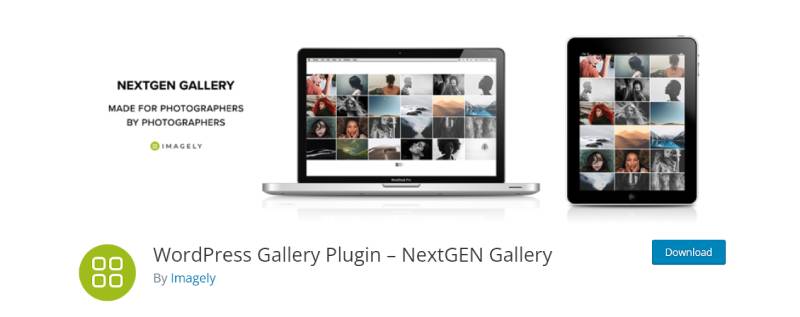 nextgen wordpress plugin download page screenshot