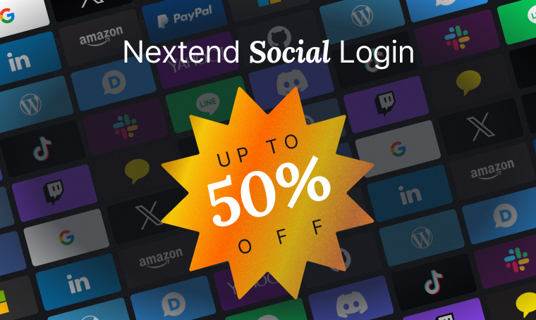 nextend social login black friday deal