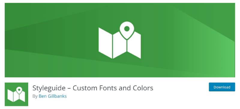 styleguide wordpress plugin download page screenshot