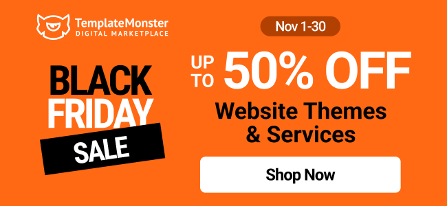 templatemonster black friday deal