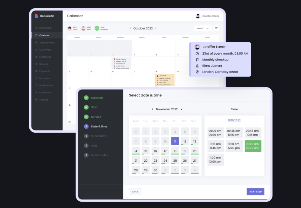 booknetic wordpress scheduling plugin