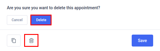 Amelia WordPress - Delete Appointment