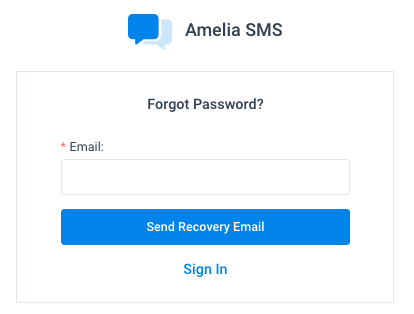 Forgot Password Amelia WordPress Booking Plugin