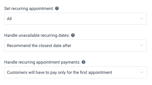 Recurring Appointments Amelia WordPress Booking plugin